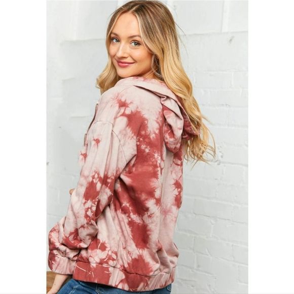 Soft Pink Tie Dye Jacket - Picture 4 of 5